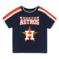 Ensemble t-shirt et short Outerstuff bleu marine Houston Astros Ground Ball pour tout-petit