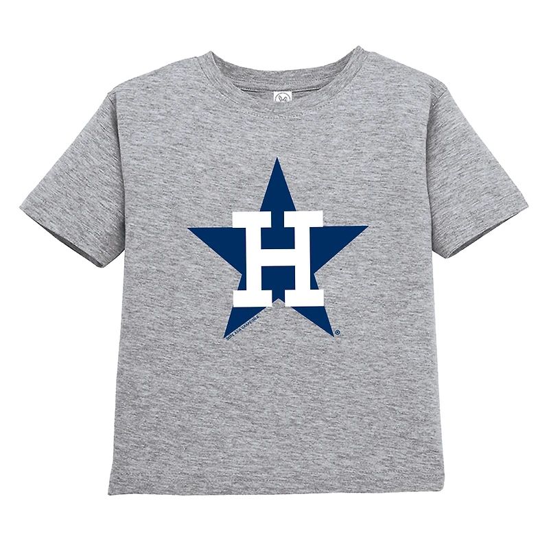 Toddler Soft as a Grape Navy/Heather Gray Houston Astros Cooperstown Collection Two-Pack T-Shirt Set