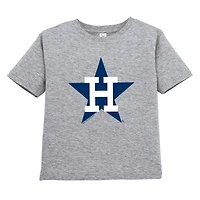 Toddler Soft as a Grape Navy/Heather Gray Houston Astros Cooperstown Collection Two-Pack T-Shirt Set