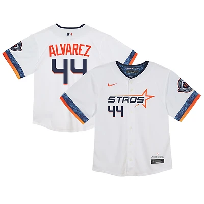 Maillot blanc City Connect 2025 pour tout-petits Yordan Alvarez des Astros de Houston
