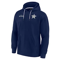 Unisex Fanatics Navy Houston Astros Elements Super Soft Fleece Pullover Hoodie