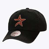 Unisex Mitchell & Ness Black Houston Astros 1904 Soft Wash Cooperstown Adjustable Hat