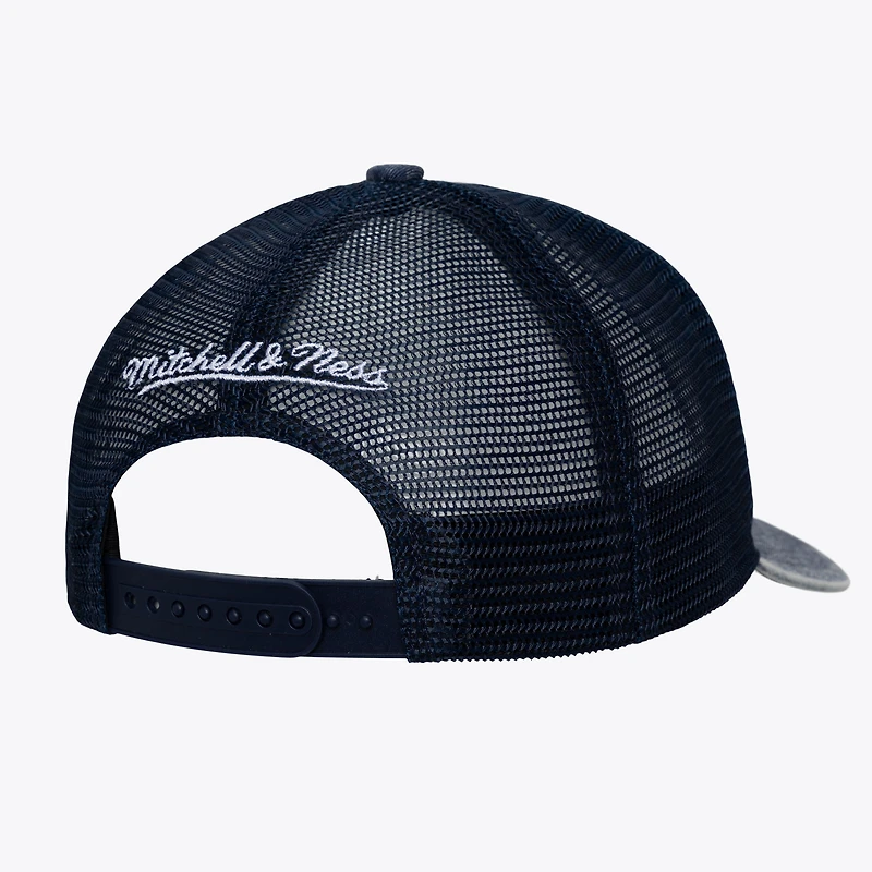 Unisex Mitchell & Ness  Navy Houston Astros Cooperstown Gameday Adjustable Trucker Hat