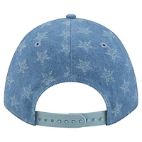 Casquette unisexe New Era Denim Houston Astros A-Frame 9FORTY ajustable