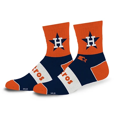 Unisex Starter  Houston Astros Trifecta Throwback Mid-Crew Socks