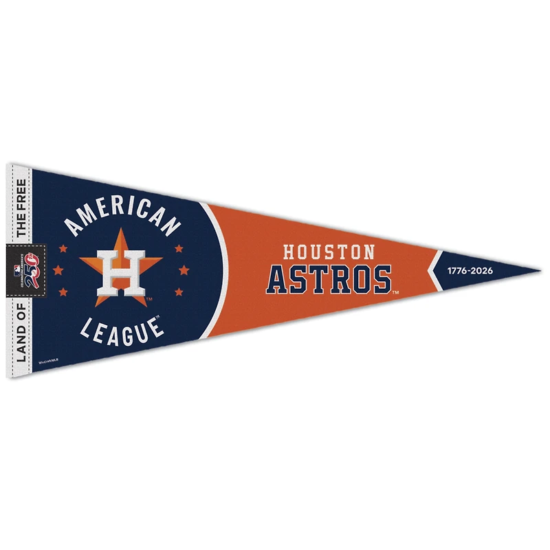 WinCraft Houston Astros 12" x 30" America 250 Premium Pennant