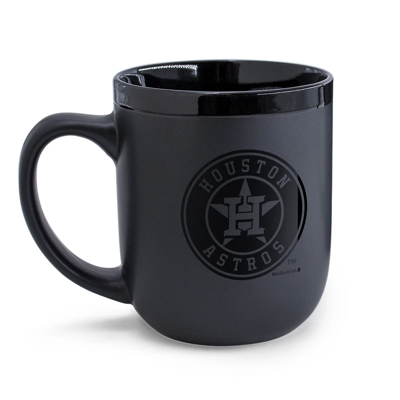 WinCraft Astros de Houston 17oz. Tasse en céramique ton sur ton noire