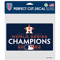 WinCraft Houston Astros 2022 World Series Champions 20,3 x 20,3 cm Coupe parfaite
