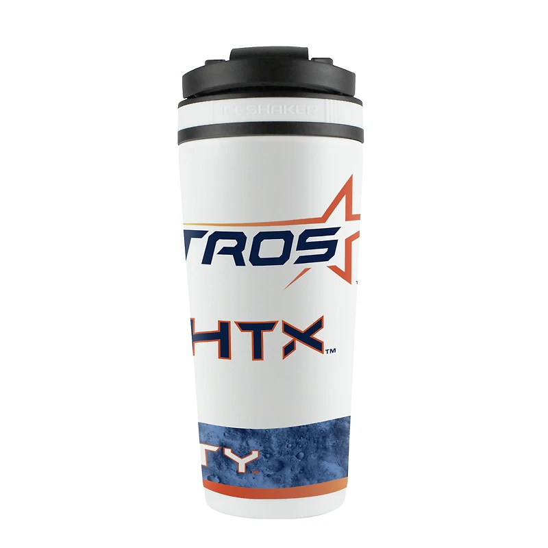 WinCraft Houston Astros 2025 City Connect 26oz. 4D Ice Shaker Bottle
