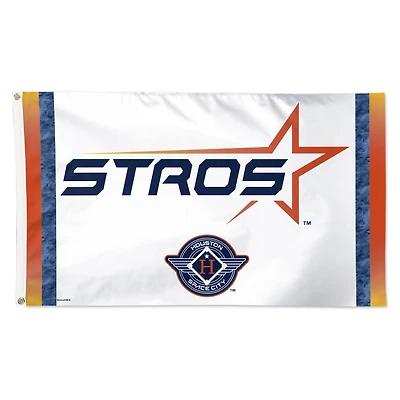 Drapeau de luxe simple face WinCraft Houston Astros 2025 City Connect 3' x 5'