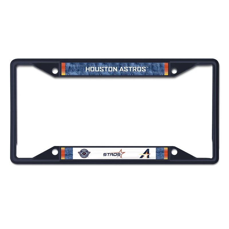 Cadre de plaque d'immatriculation en métal découpé au laser WinCraft Houston Astros 2025 City Connect