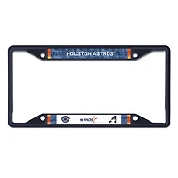 Cadre de plaque d'immatriculation en métal découpé au laser WinCraft Houston Astros 2025 City Connect