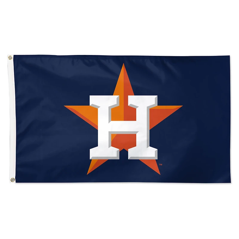 WinCraft Houston Astros Drapeau simple face avec logo principal 3 pi x 5 pi