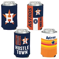 Ensemble de 4 refroidisseurs de canettes WinCraft Houston Astros de 12 oz