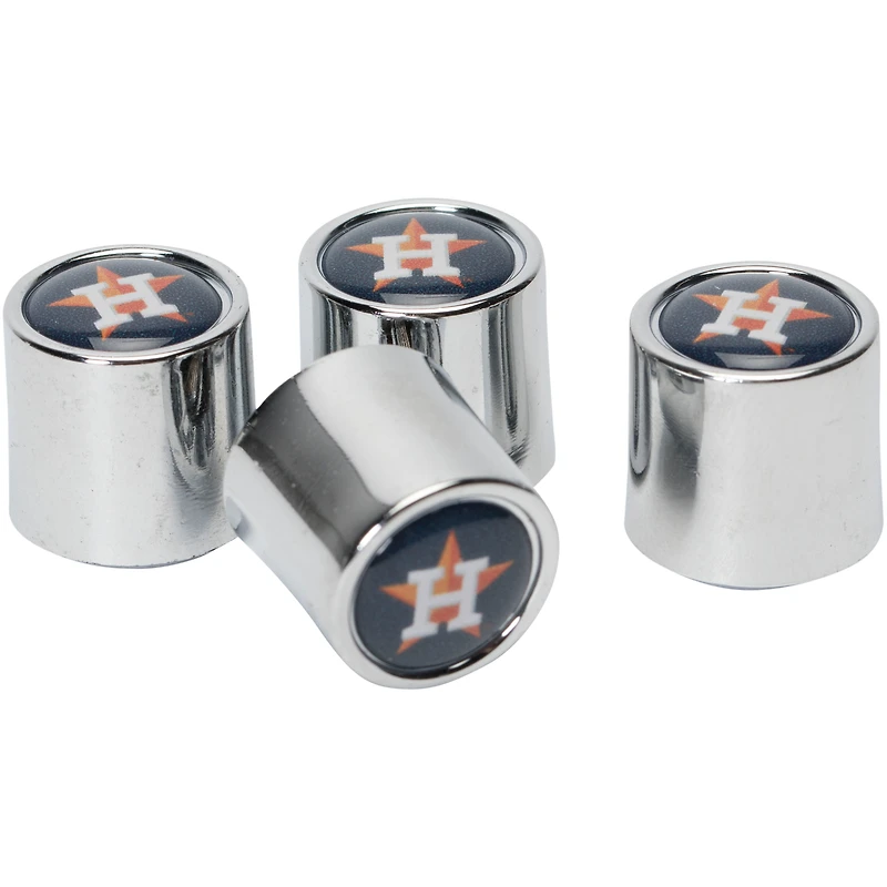 WinCraft Houston Astros Lot de 4 couvercles de tige de valve