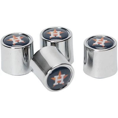 WinCraft Houston Astros Lot de 4 couvercles de tige de valve