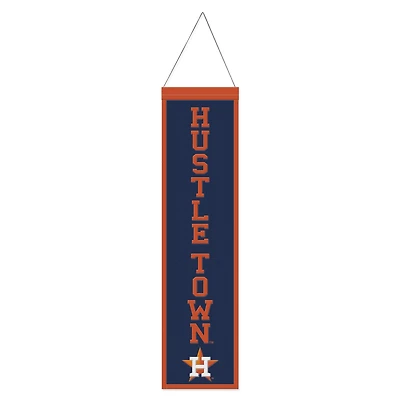 WinCraft Houston Astros 8" x 32" Bannière en laine avec slogan