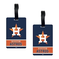 WinCraft Houston Astros Étiquette de bagage 2-Pack