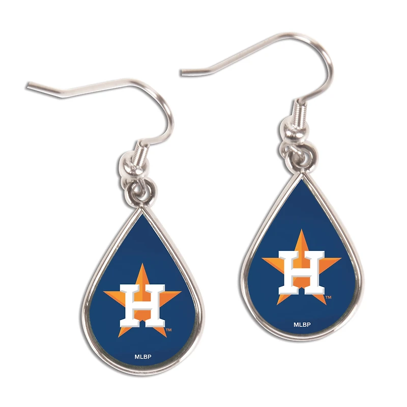 WinCraft Houston Astros Boucles d'oreilles pendantes en forme de larme