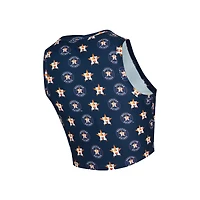Ensemble débardeur et jupe-short en tricot bleu marine Houston Astros de Concepts Sport pour femme