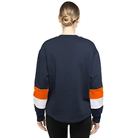 Sweat-shirt à capuche New Era bleu marine Houston Astros Game Day Color pour femme