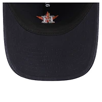 Women's New Era  Navy Houston Astros Preppy Team 9TWENTY Adjustable Hat