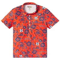 Polo de performance Pua orange Reyn Spooner pour femme des Astros Houston