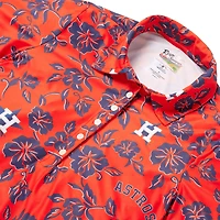 Women's Reyn Spooner  Orange Houston Astros Pua Performance Polo