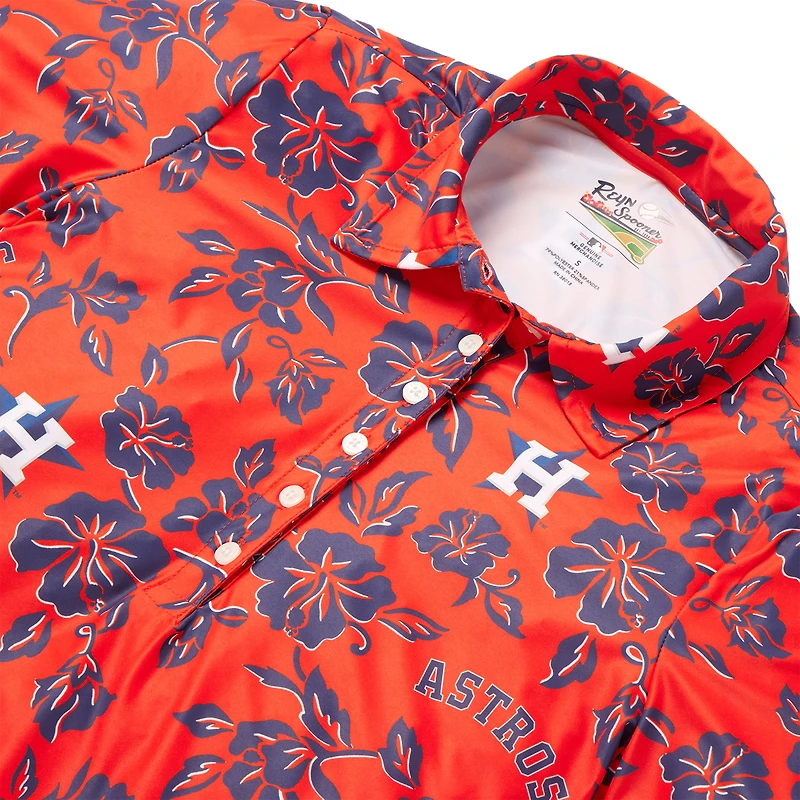 Women's Reyn Spooner Orange Houston Astros Pua Performance Polo