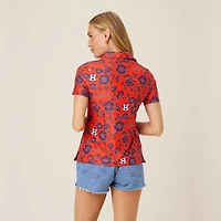 Women's Reyn Spooner  Orange Houston Astros Pua Performance Polo