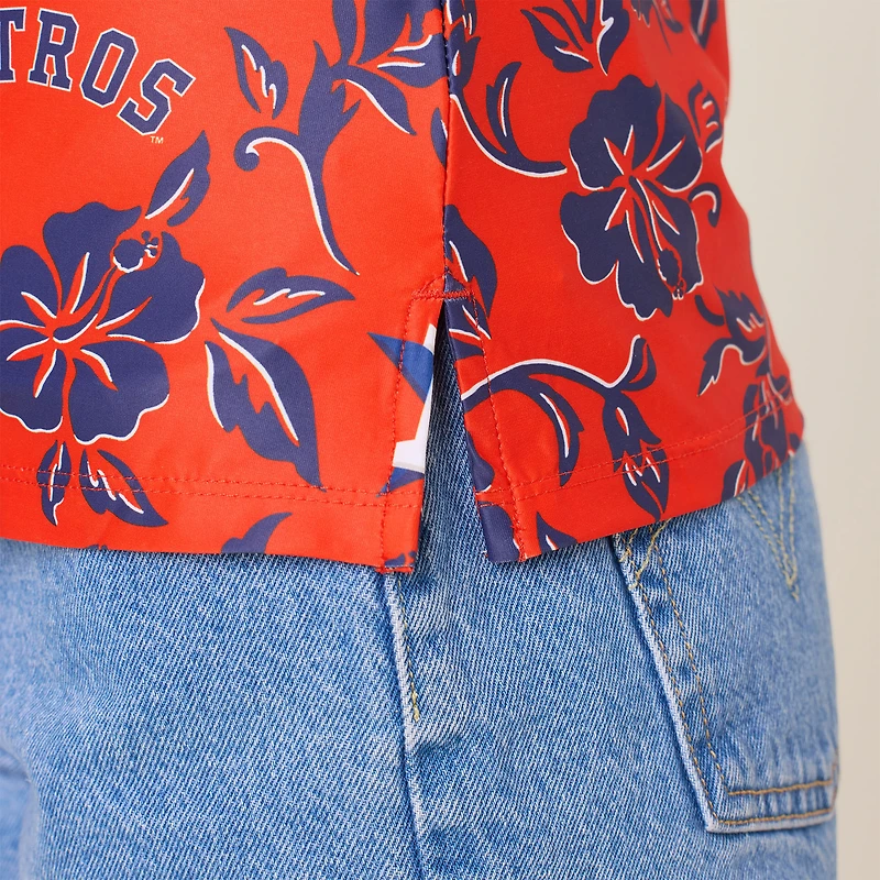 Women's Reyn Spooner  Orange Houston Astros Pua Performance Polo