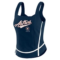 Women's WEAR by Erin Andrews  Navy Houston Astros Square Neck Tank Top
