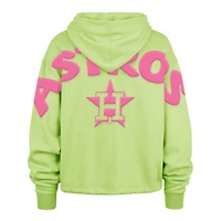 Women's '47 Green Houston Astros Bright Side Venice Pullover Hoodie