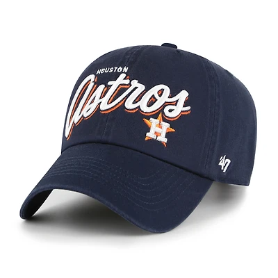 Casquette ajustable Ariana Clean Up bleu marine '47 pour femme des Astros de Houston