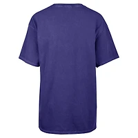 T-shirt petit ami avec lumières clignotantes des Astros de Houston '47 bleu marine pour femmes
