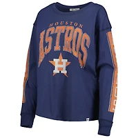 T-shirt à manches longues pour femme '47 Navy Houston Astros Statement
