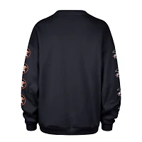 Sweat-shirt oversize tendance Houston Astros bleu marine pour femme, modèle 47, collection « Go Big ».