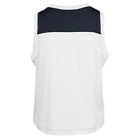 Women's '47 White Houston Astros Premier Zoey Waist Length Tank Top