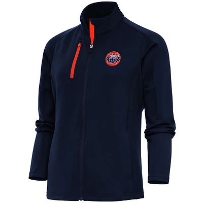 Women's Antigua  Navy Houston Astros Cooperstown Logo Generation Full-Zip Jacket