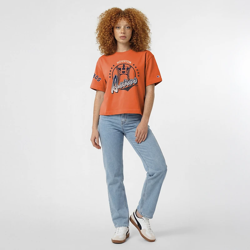 Women's Champion Orange Houston Astros All-Star T-Shirt