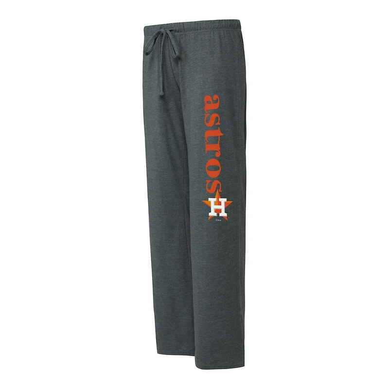 Women's Concepts Sport Charcoal/Navy Houston Astros Meter Muscle Tank and Pants Sleep Set