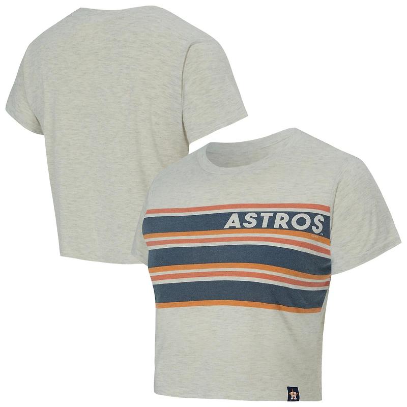 T-shirt court Women's Concepts Sport Cream Houston Astros Birch