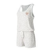 Combinaison-short en maille Montana Hacci des Houston Astros de Houston, couleur crème, pour femme