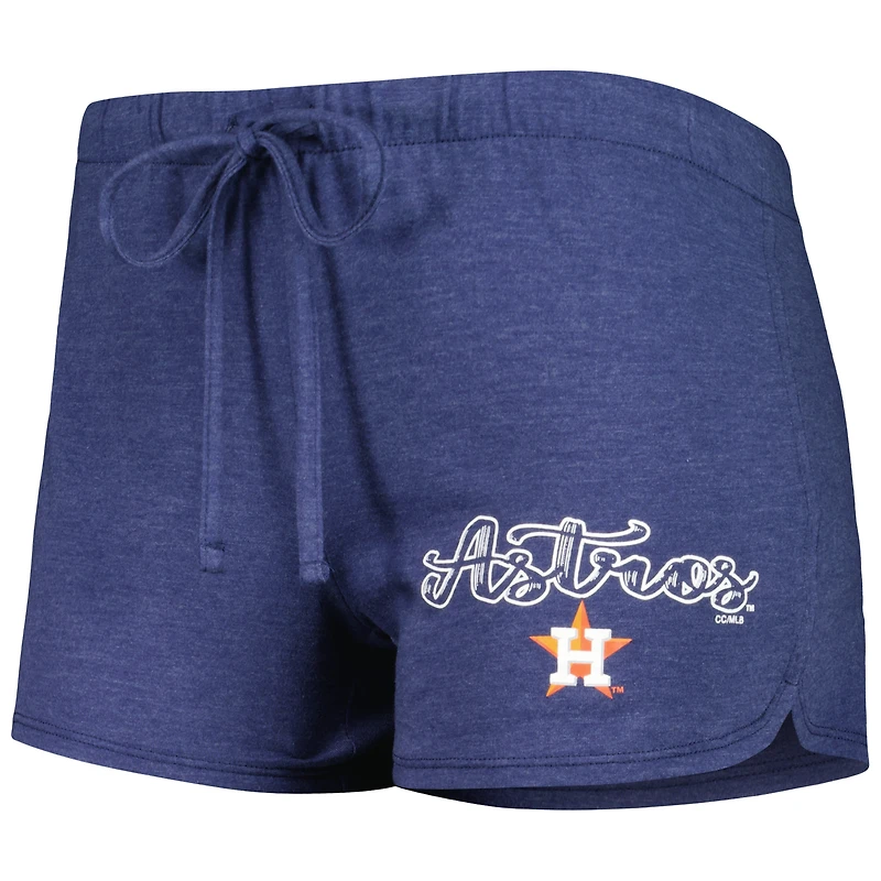 Ensemble de nuit avec débardeur et short à dos nageur Houston Astros Billboard Concepts Sport pour femme, bleu marine