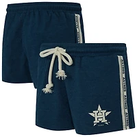 Short en molleton français Concepts Sport bleu marine Houston Astros Birch pour femme