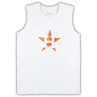 Women's Concepts Sport White/Navy Houston Astros Plus Tank Top & Shorts Sleep Set