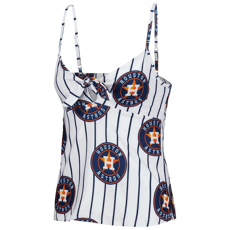 Concepts Sport Ensemble de nuit avec débardeur et short imprimé Houston Astros Reel pour femme, blanc