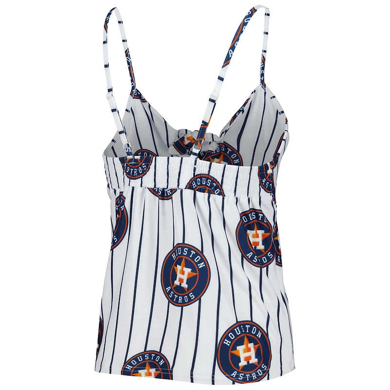 Concepts Sport Ensemble de nuit avec débardeur et short imprimé Houston Astros Reel pour femme, blanc