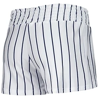 Concepts Sport - Short de nuit à fines rayures Houston Astros Reel pour femme Blanc
