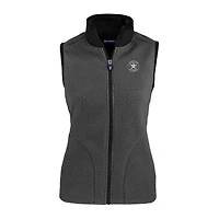 Women's Cutter & Buck Charcoal Houston Astros Cascade Eco Sherpa Fleece Vest